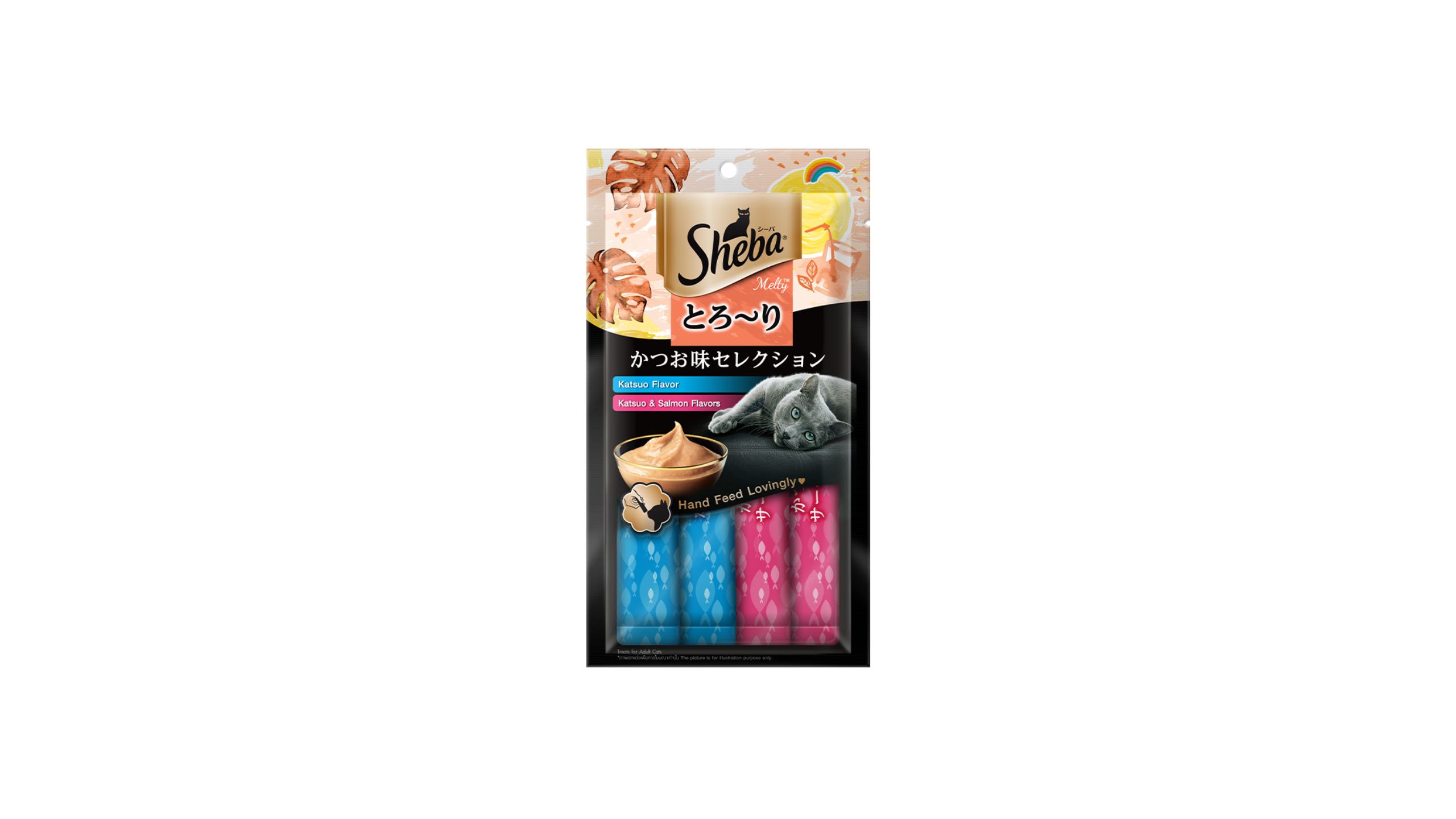 Buy Sheba Melty Cat Treats Adult Katsuo Flavor Katsuo and Salmon